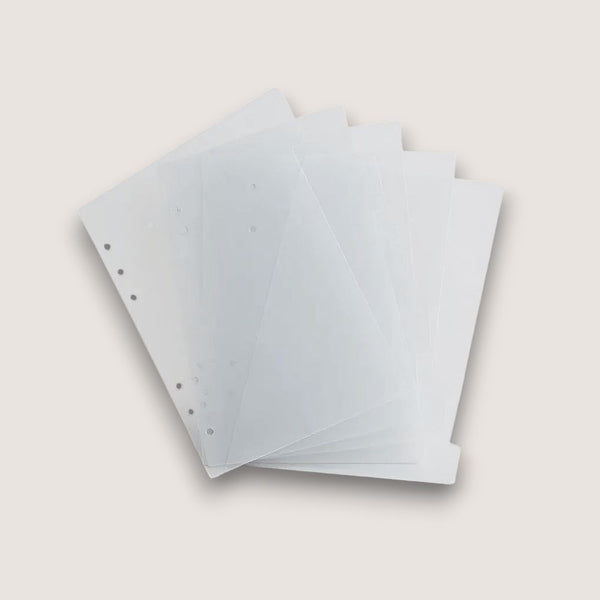 A5 Clear Dividers