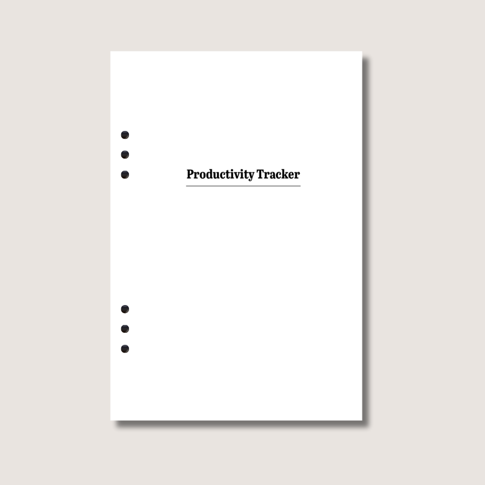 Productivity Tracker